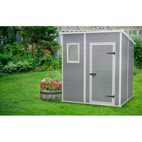 Садовий будинок KETER MANOR Manor Pent 6x6 Сірий2