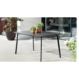 Садовий вуличний стіл Metalea Table, чорний