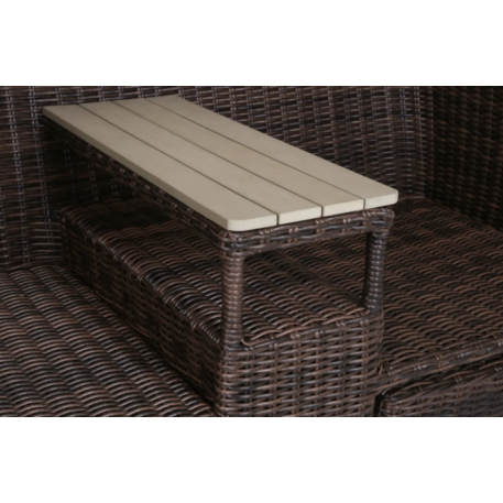 Садовый диван Home Garden Michigan Brown Mat - Brown Melange7