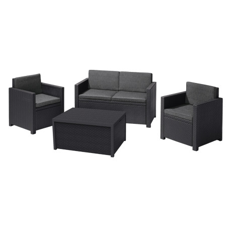 Комплект садових меблів Keter Monaco set Графіт1