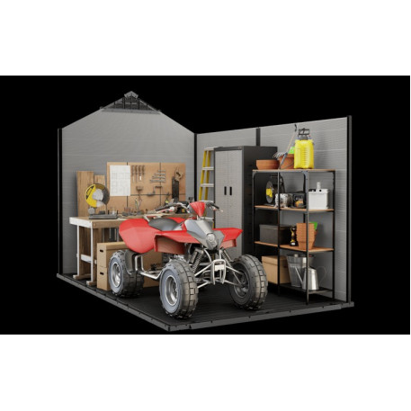 Садовий будиночок KETER Premier 7511 сірий10