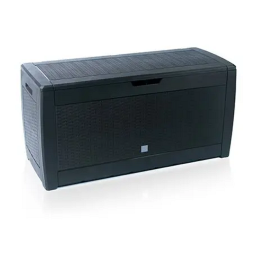 Садовий ящик для зберігання PROSPERPLAST Boxe Rato 310л Графіт