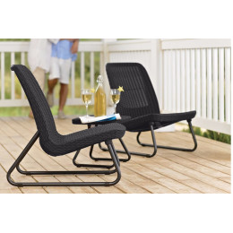 Набір меблів Keter Rio patio set Графіт