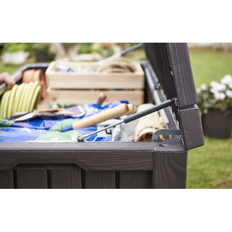Садовий ящик KETER ROCKWOOD STORAGE BOX 570л Графіт2