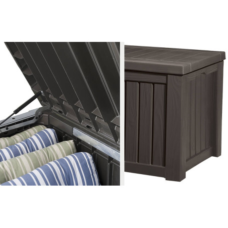 Садовий ящик KETER ROCKWOOD STORAGE BOX 570л Графіт3