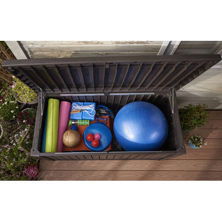 Садовий ящик KETER ROCKWOOD STORAGE BOX 570л Графіт4