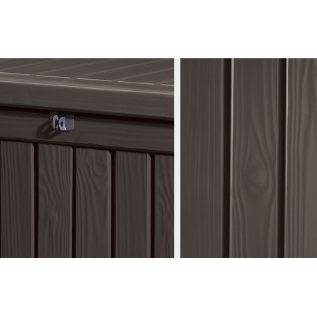 Садовий ящик KETER ROCKWOOD STORAGE BOX 570л Графіт5