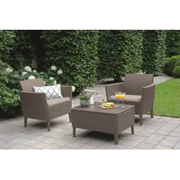 Набір меблів Keter Allibert Salemo balcony set Капучино