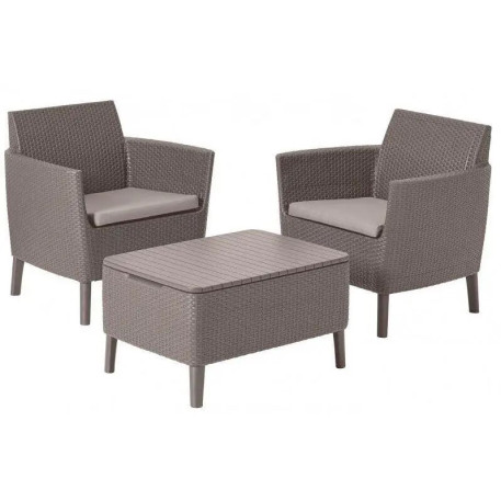 Набір меблів Keter Allibert Salemo balcony set Капучино1