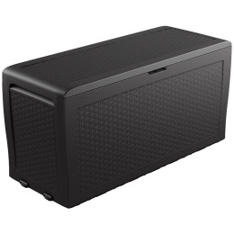 Садовий ящик Keter SAMOA RATTAN BOX 270 Графіт