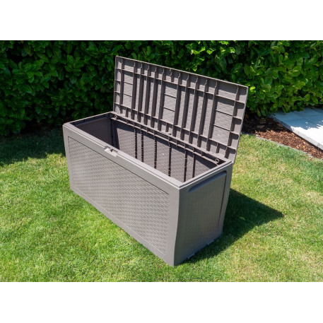 Садовий ящик Keter SAMOA RATTAN BOX 270 Капучино3