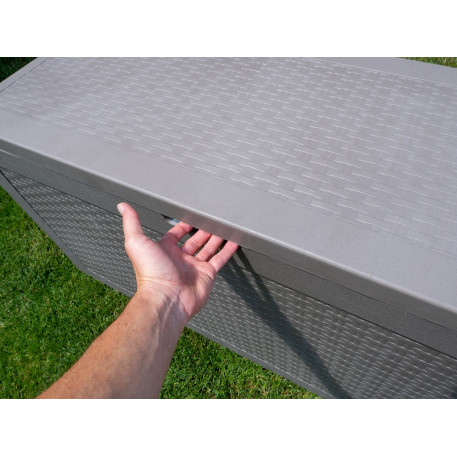 Садовий ящик Keter SAMOA RATTAN BOX 270 Капучино5
