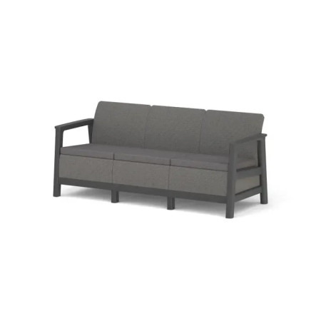 Диван для саду та тераси Keter Scandi Linea 3 Seater Sofa, графіт/сірий1