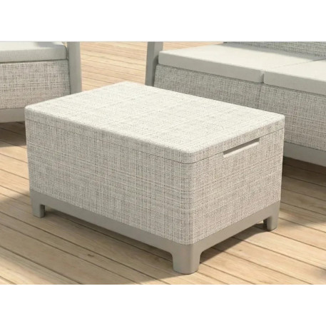 Набір пластикових меблів для саду Keter Scandi Linea III Seater Set, бежевий/світло-бежевий3
