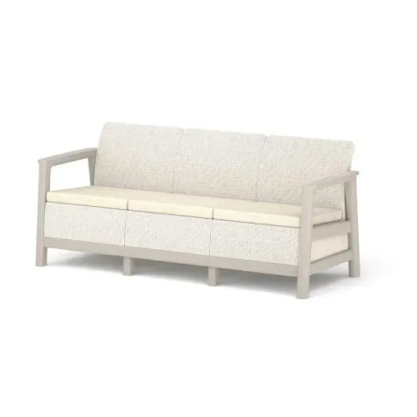 Набір пластикових меблів для саду Keter Scandi Linea III Seater Set, бежевий/світло-бежевий5