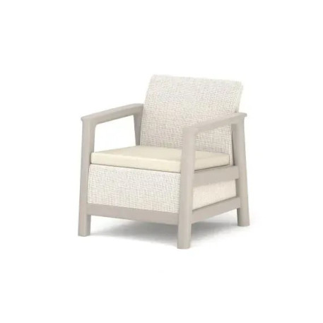 Набір пластикових меблів для саду та балкона Keter Scandi Linea Balcony Set бежевий/світло-бежевий2