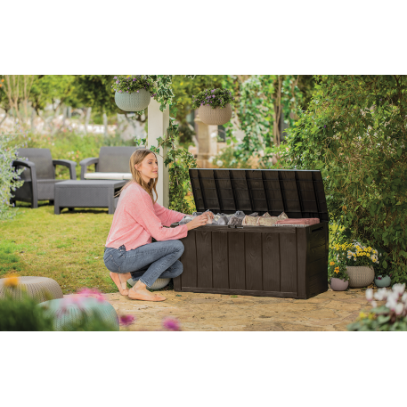 Садовий ящик KETER SHERWOOD STORAGE BOX 270л Коричневий2