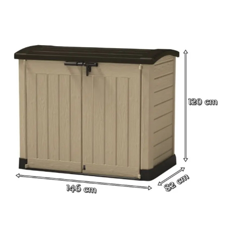Ящик для зовнішнього зберігання KETER STORE-IT-OUT ARC 1200л Бежевий4