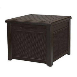 Садовий ящик для зберігання KETER Сub Rattan Deck Box 208л Коричневий