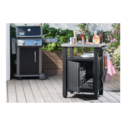 Садовий стіл для барбекю KETER UNITY CLASSIC BBQ 107л Графіт