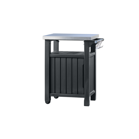 Садовий стіл для барбекю KETER UNITY CLASSIC BBQ 107л Графіт1