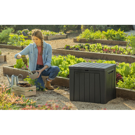 Садовий ящик для зберігання Keter Urban Storage Box 113 л Графіт1
