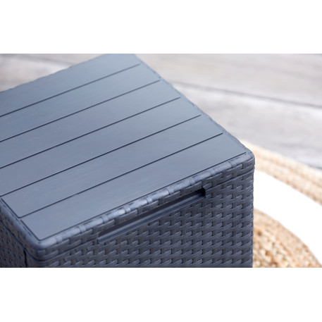 Стіл ящик для зберігання Keter Vigo Storage Box 50л Графіт5
