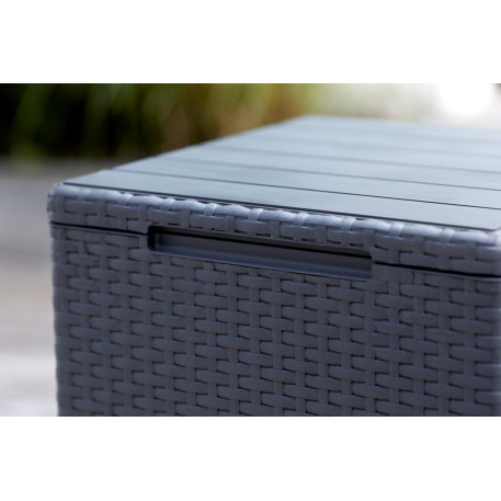 Стіл ящик для зберігання Keter Vigo Storage Box 50л Графіт3