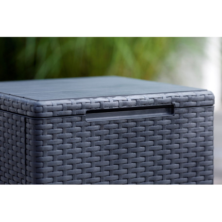 Стіл ящик для зберігання Keter Vigo Storage Box 50л Графіт2