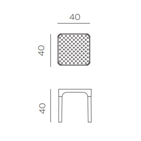 Стіл для шезлонгу NARDI Net Table 40 Corallo4