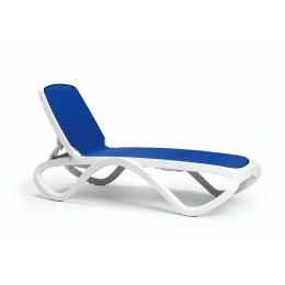 Шезлонг NARDI Omega Bianco Blu Синій