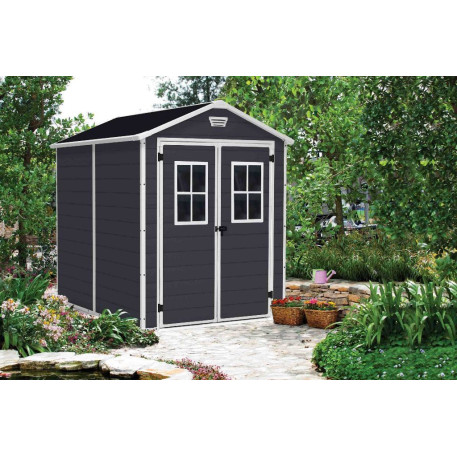 Садовий будинок KETER MANOR 6 × 5 W сіро - білий1