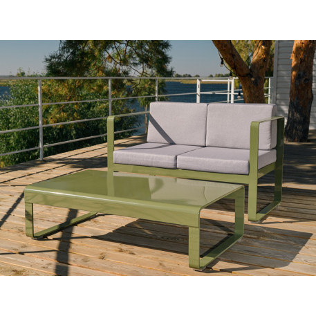 Комплект садових меблів OXA Modern lounge Оливковий2