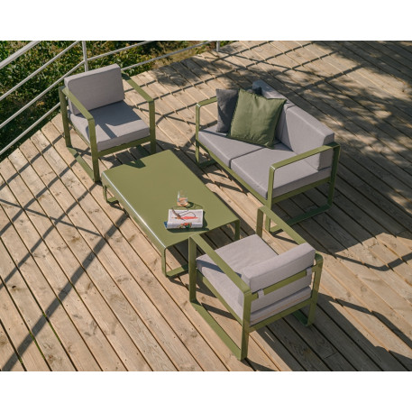 Комплект садових меблів OXA Modern lounge Оливковий1