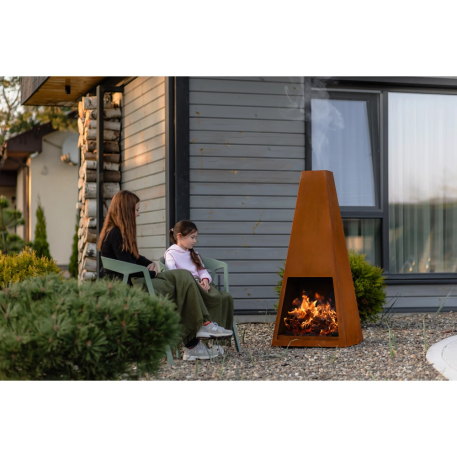 Кострова чаша - вогнище OXA Taper з CorTen 1