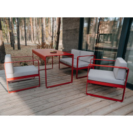 Комплект садових меблів OXA Modern Червоний