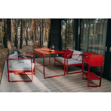 Комплект садових меблів OXA Modern Червоний9