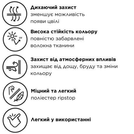 Парасоля садова Platinum Riva кругла Ø2.5 м Antracite6