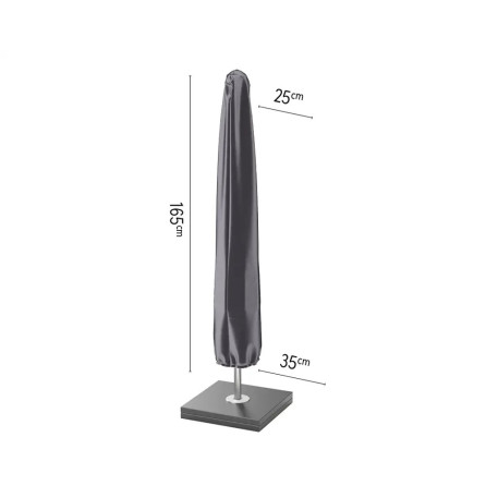 Парасоля садова Platinum Riva кругла Ø2.5 м Antracite3