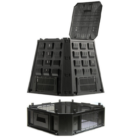 Компостер садовий Prosperplast EVOGREEN 630л Чорний2