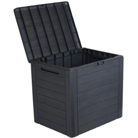 Скриня для зберігання PROSPERPLAST Woodebox 140л Графіт1