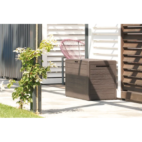 Скриня для зберігання PROSPERPLAST Woodebox 140л Коричнева2