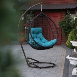 Підвісне крісло кокон Софія Коричневий