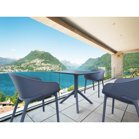 Стіл Siesta Sky Table 80 Dark grey4