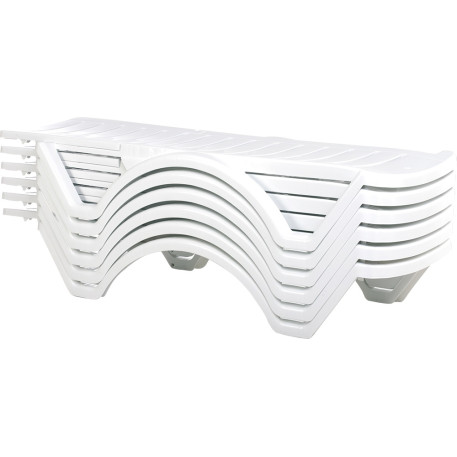 Шезлонг Siesta Aqua White1