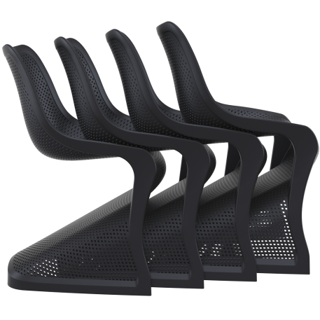 Стілець Siesta BLOOM Black6