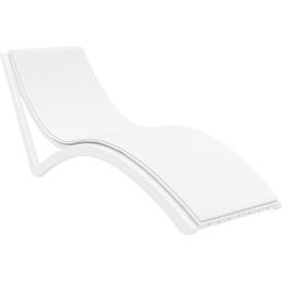 Матрац для шезлонга Siesta Slim White