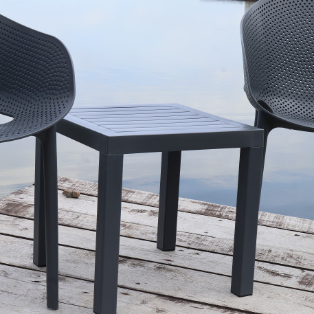Комплект 2 стільця Siesta Sky Pro + стіл Siesta Ocean Side Table Dark Grey2