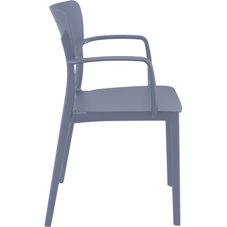 Стілець Siesta Lisa Dark Grey1