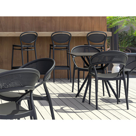 Стілець Siesta Marcel Bar 65 Dark Grey9